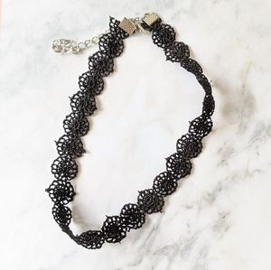 🦄BUY 2 GET 2 FREE! Black lace choker